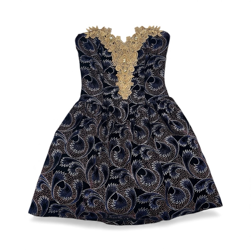 ✨ Vintage Jessica McClintock Gunne Sax Cocktail Dress — Size 5/6 (Made in USA)